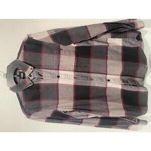 Vans Men's Small Plaid Button-Up Shirt